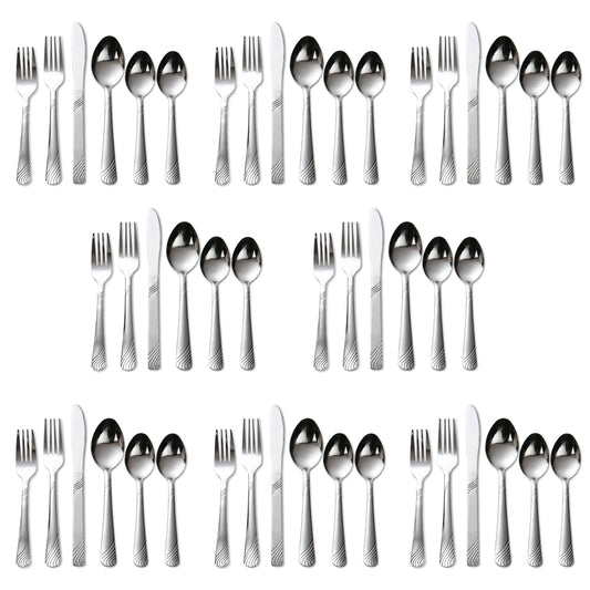 48 Pcs Cutlery Set Service For 8 Stainless Steel