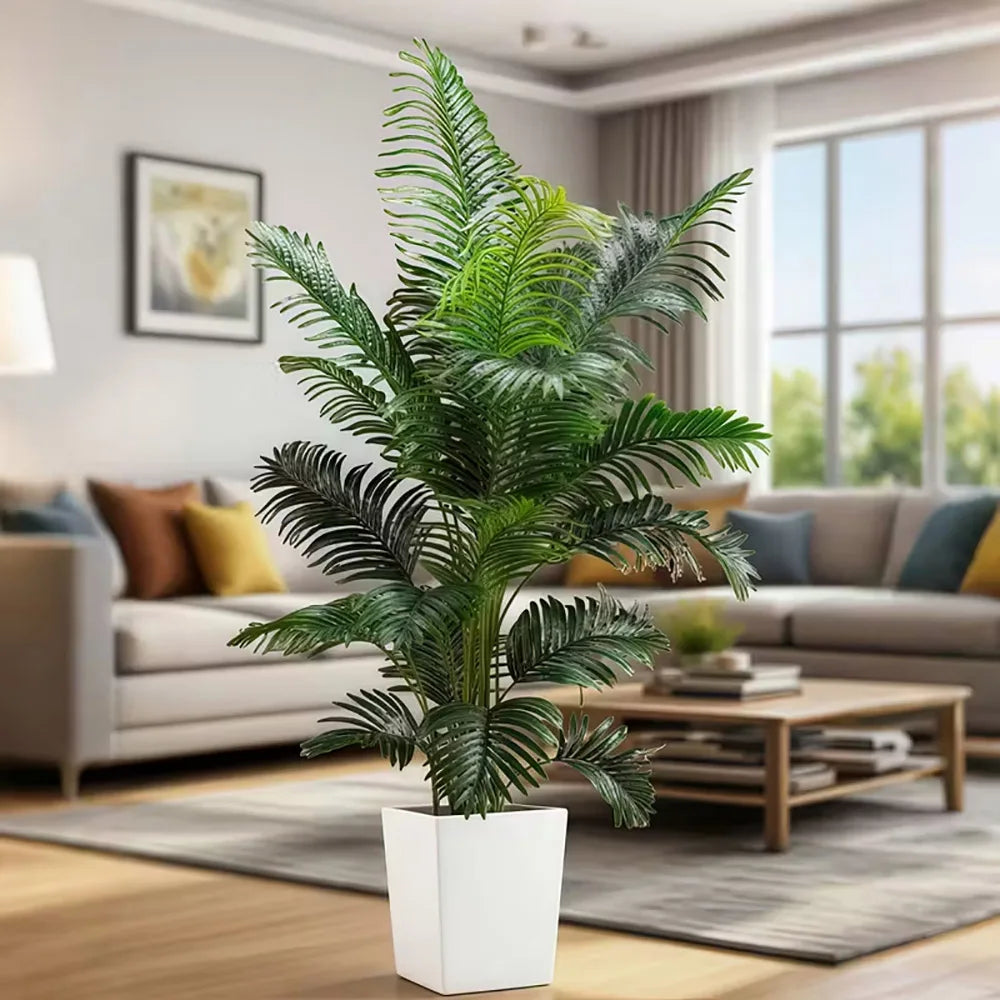 Two 35" Artificial Palm tree plant
