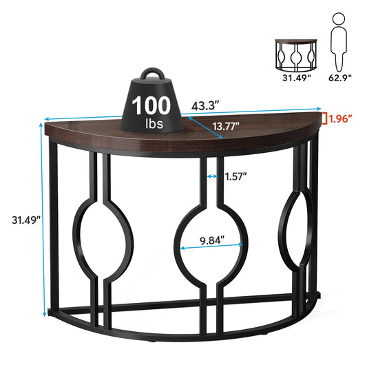 Half Moon Accent Table