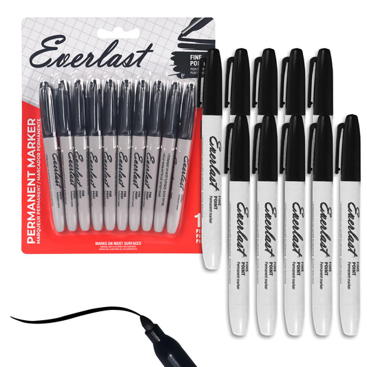 20/40/60-Pack Dual-Tip Permanent Markers