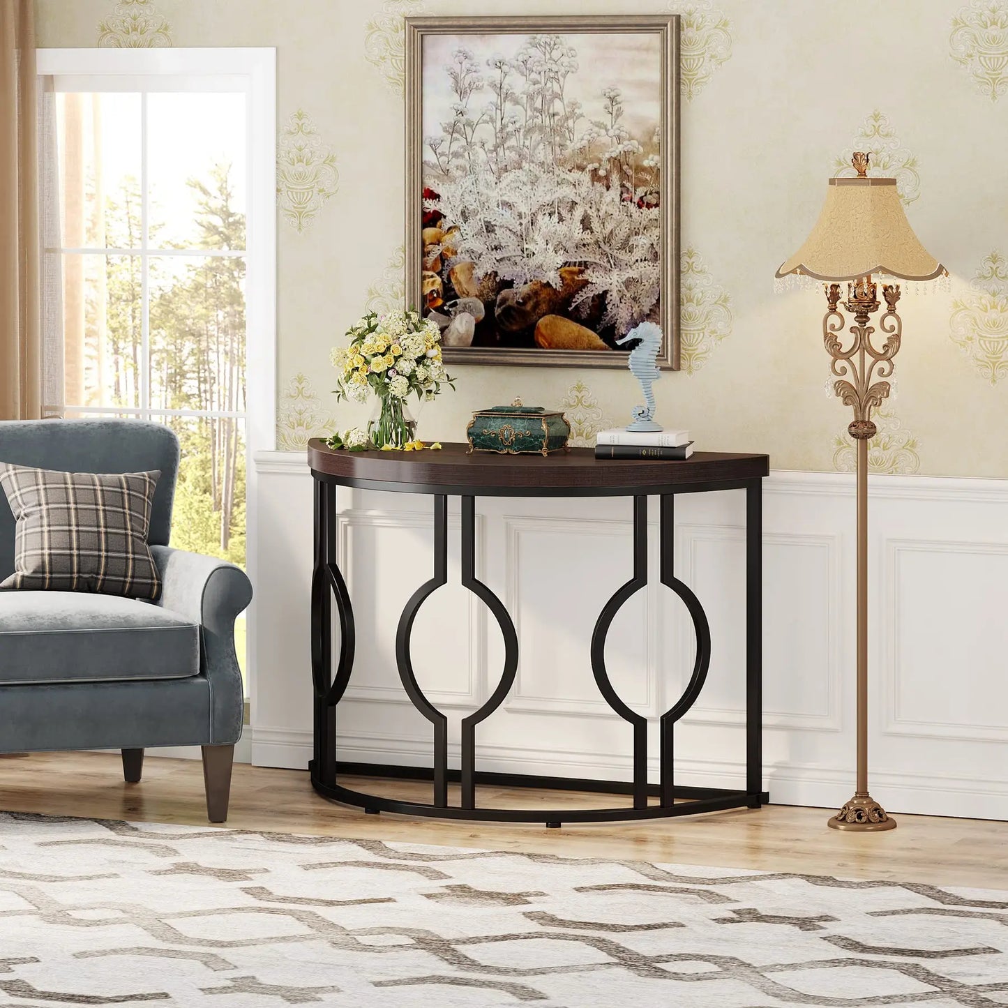 Half Moon Accent Table