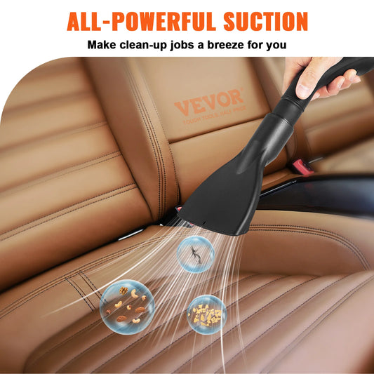 Portable Shop Vacuum 2.6 Gal with Blowing Function Attachment