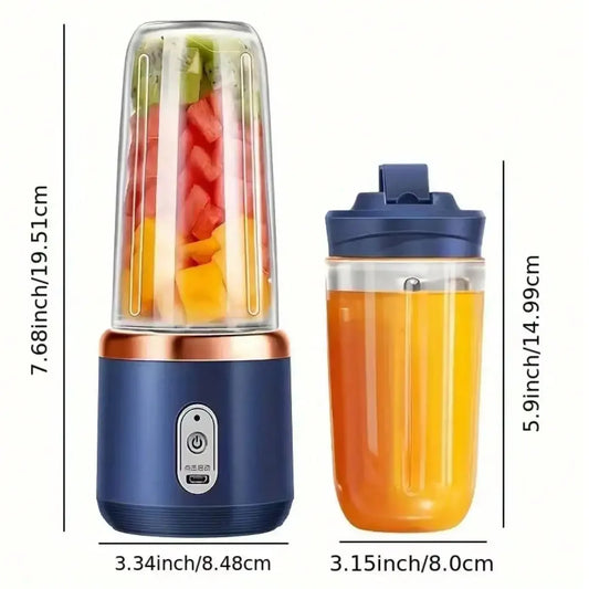 Rechargeable Electric Fruit Juicer with Cup