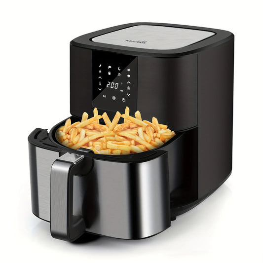 Large Air Fryer, 1500W 7QT Adjustable Temperature 100-400°F