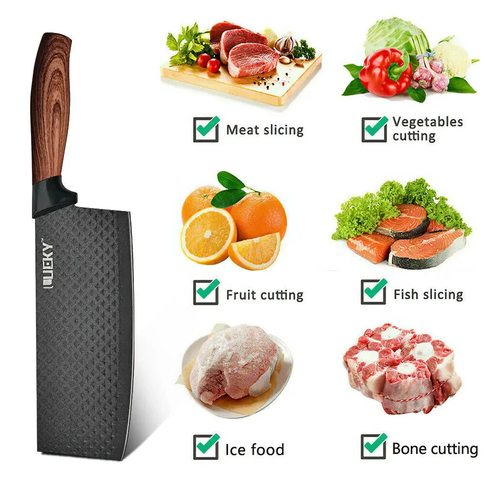 Six Piece Stainless Steel Kitchen Knife Set