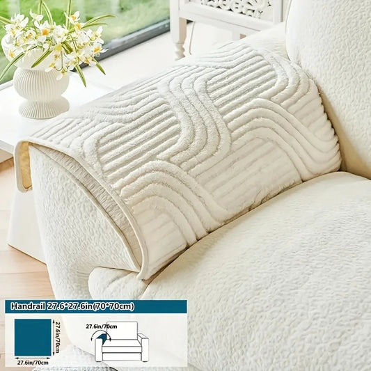 Plush Non-Slip Sofa Cushion Cover - Luxury Pet-Proof