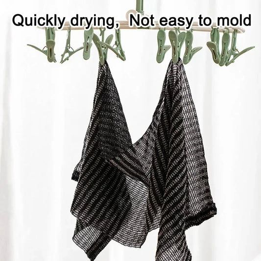 Towel Exfoliating Sponge for the Hard-to-Reach Area's