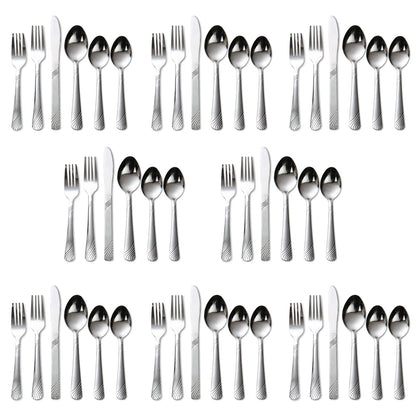48 Pcs Cutlery Set Service For 8 Stainless Steel