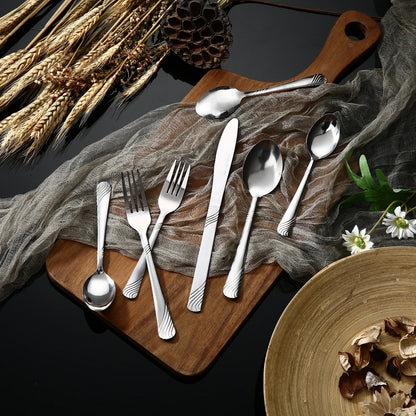 48 Pcs Cutlery Set Service For 8 Stainless Steel