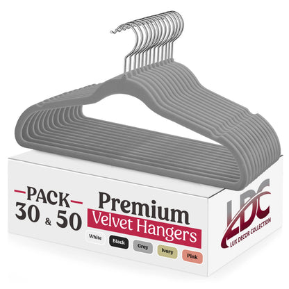 Velvet Hangers package of 30 or 50 pcs.