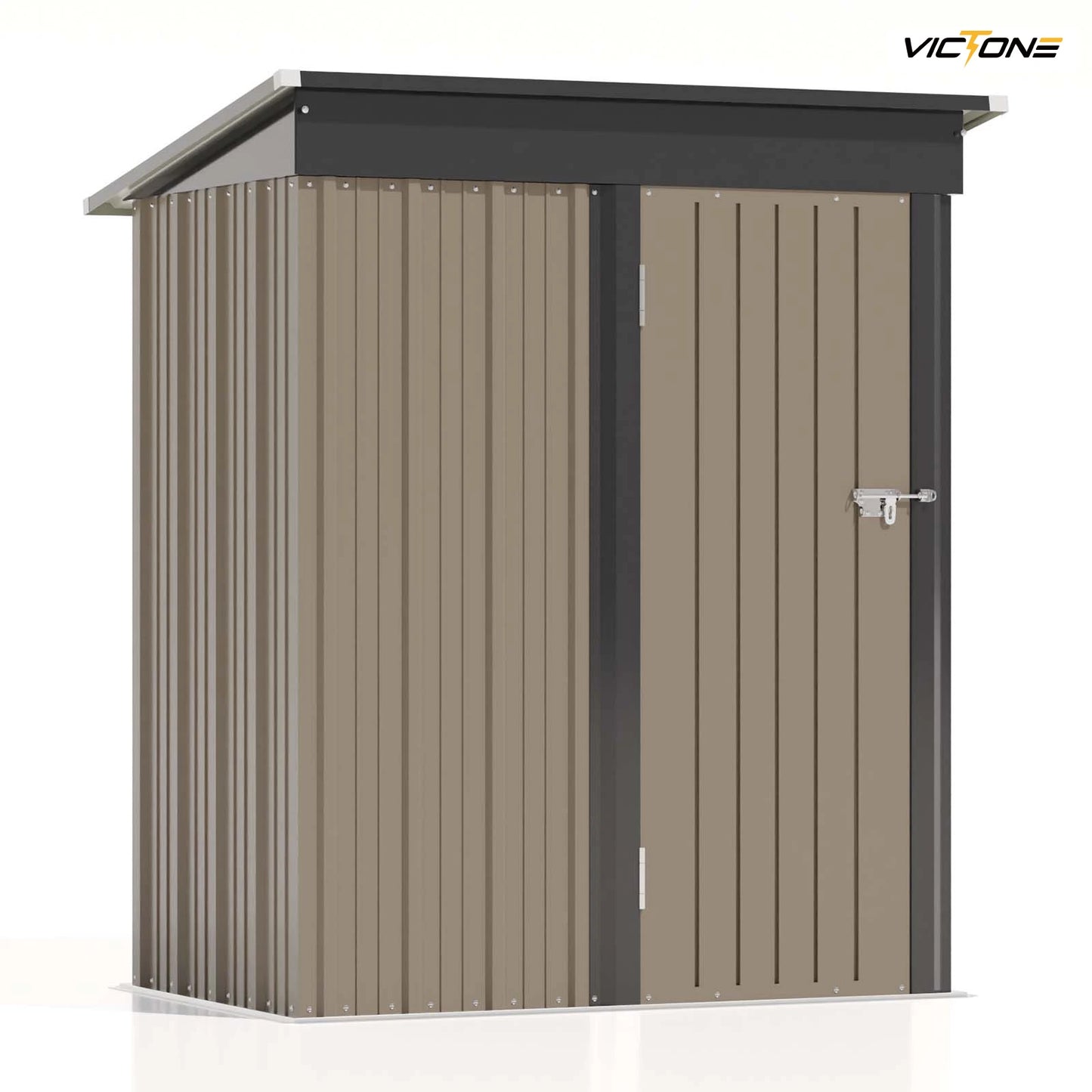 5x3 FT Outdoor Lockable Waterproof Storage Shed