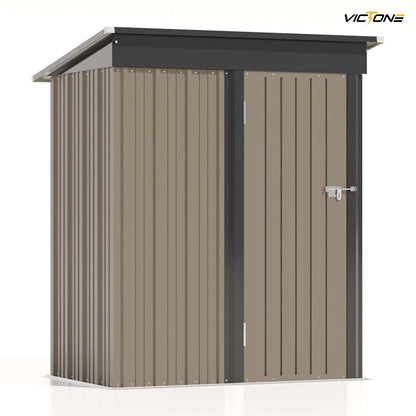5x3 FT Outdoor Lockable Waterproof Storage Shed