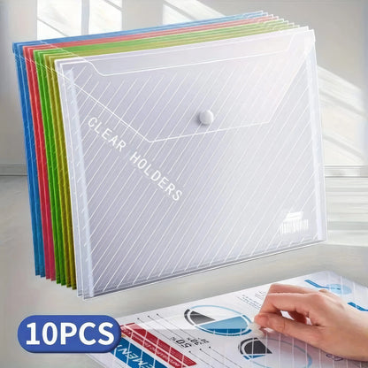 Folded File Bags with Mixed Colors 5/10 or 15pc