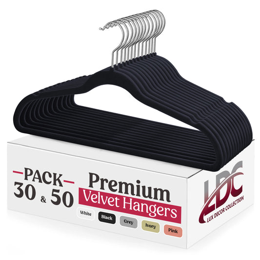 Velvet Hangers package of 30 or 50 pcs.