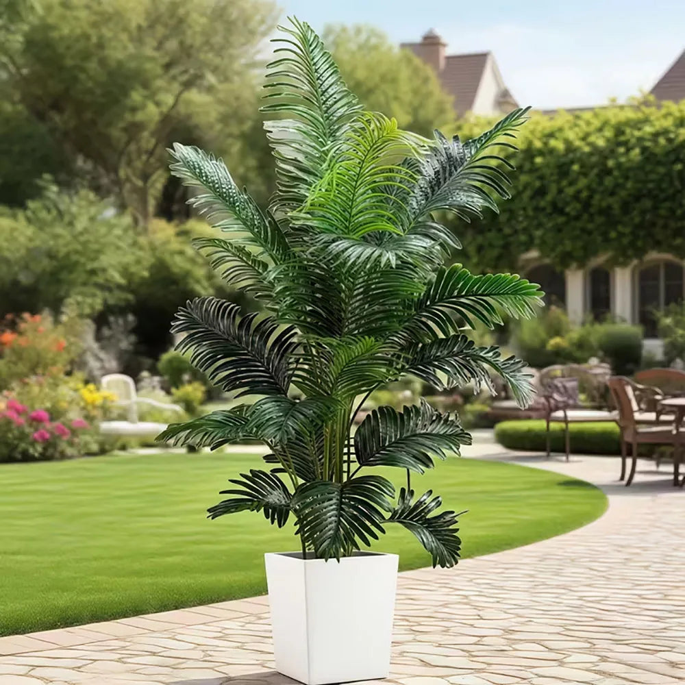 Two 35" Artificial Palm tree plant