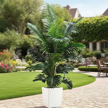 Two 35" Artificial Palm tree plant