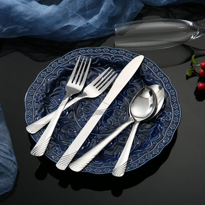48 Pcs Cutlery Set Service For 8 Stainless Steel