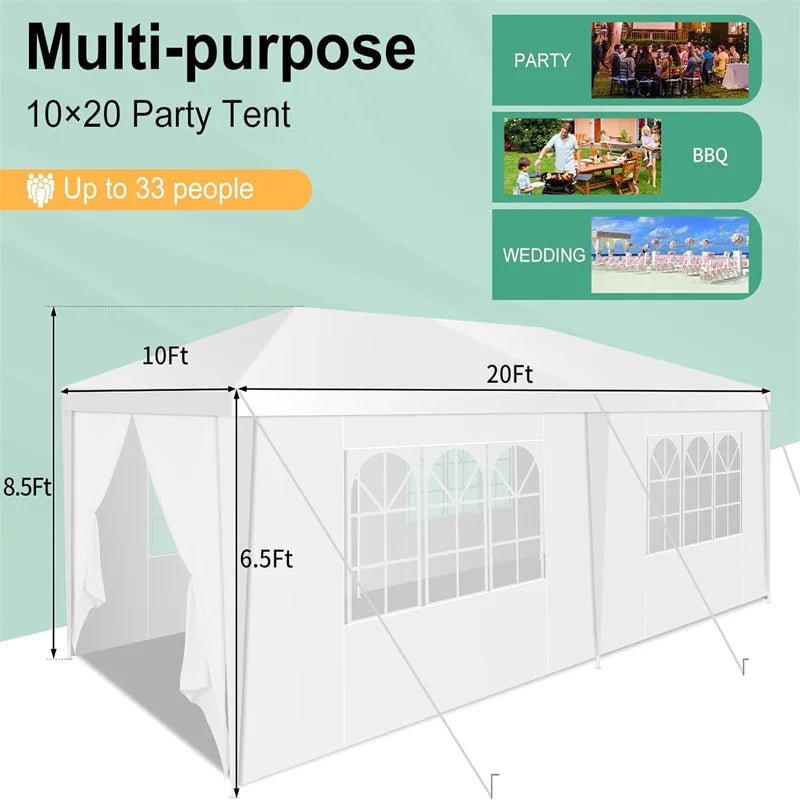 Premium Event Tent 20/30ft with Modular Walls