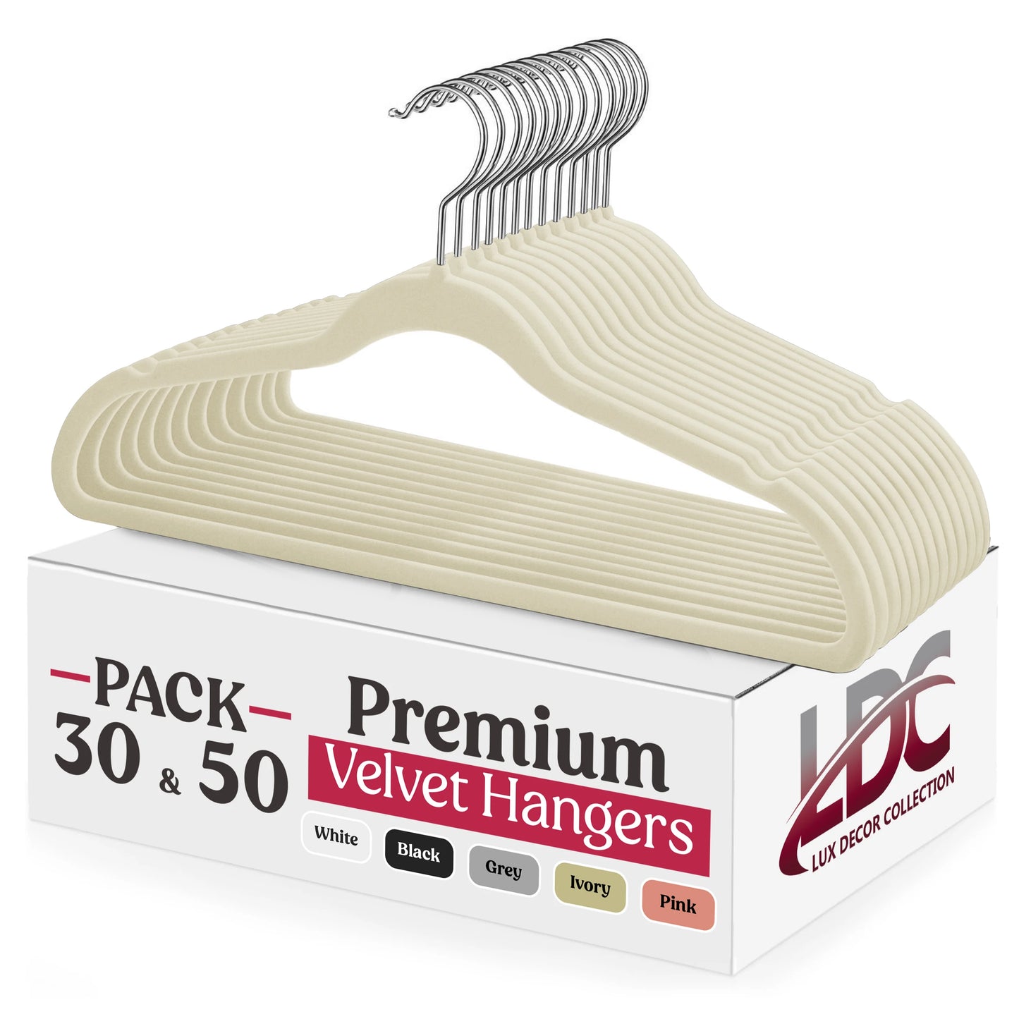 Velvet Hangers package of 30 or 50 pcs.