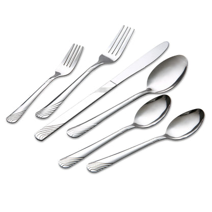 48 Pcs Cutlery Set Service For 8 Stainless Steel