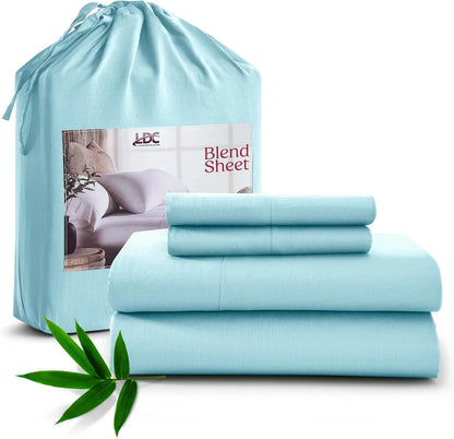 Bedsheet Set, Rayon Derived from Bamboo, Breathable & Soft