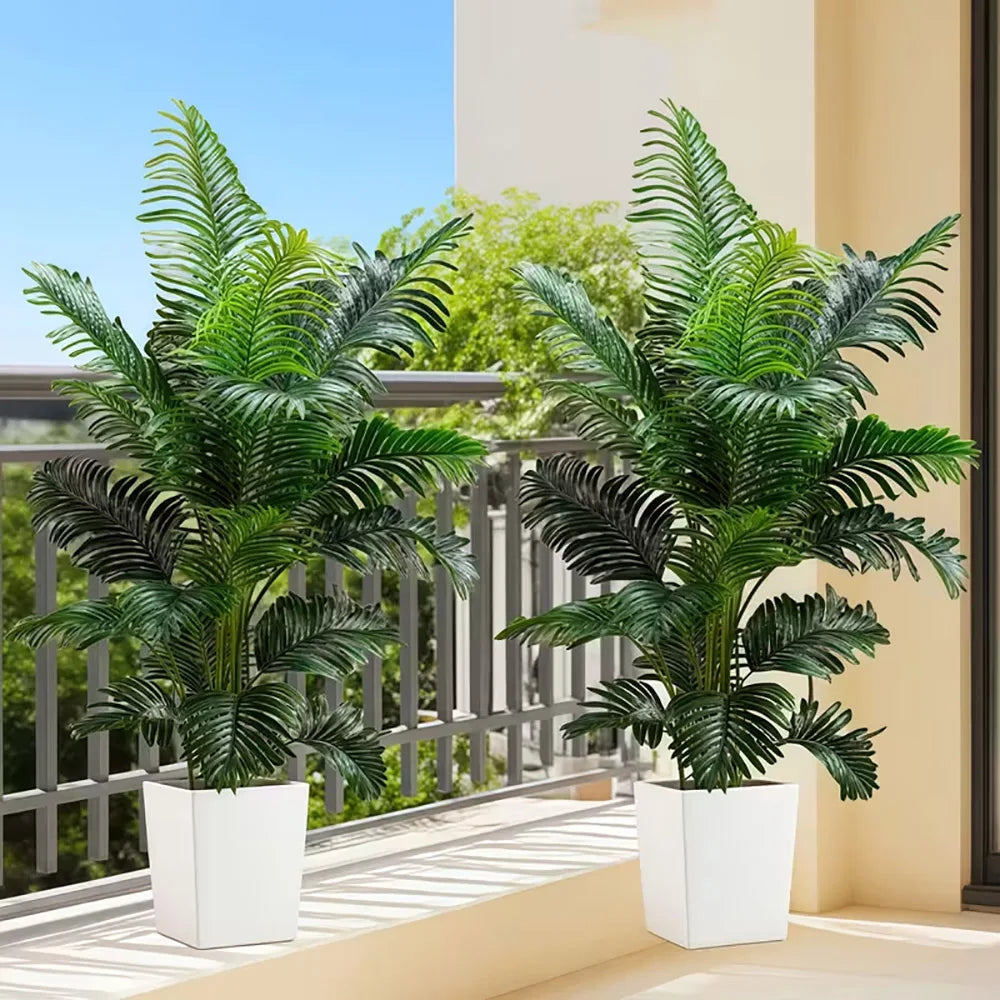 Two 35" Artificial Palm tree plant
