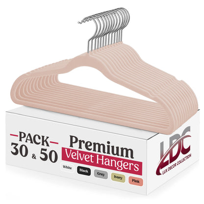 Velvet Hangers package of 30 or 50 pcs.
