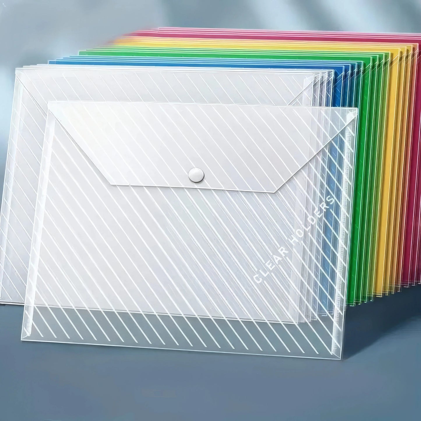 Folded File Bags with Mixed Colors 5/10 or 15pc