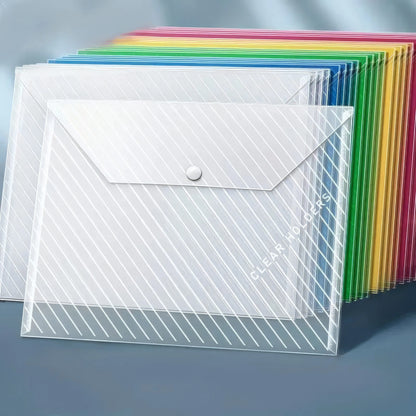 Folded File Bags with Mixed Colors 5/10 or 15pc