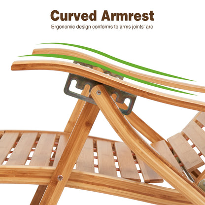 Heavy Duty Bamboo Rocking Chair