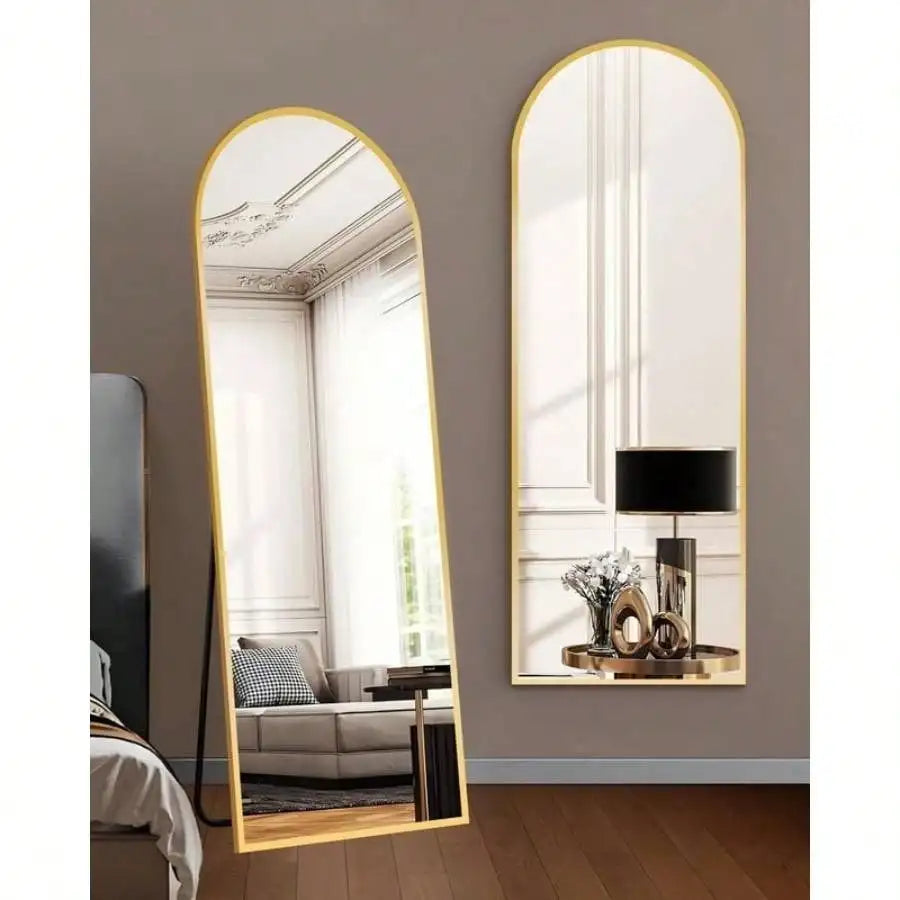 Arched Full Length Mirror Wall Mounted or Hung 59"x16.2 "
