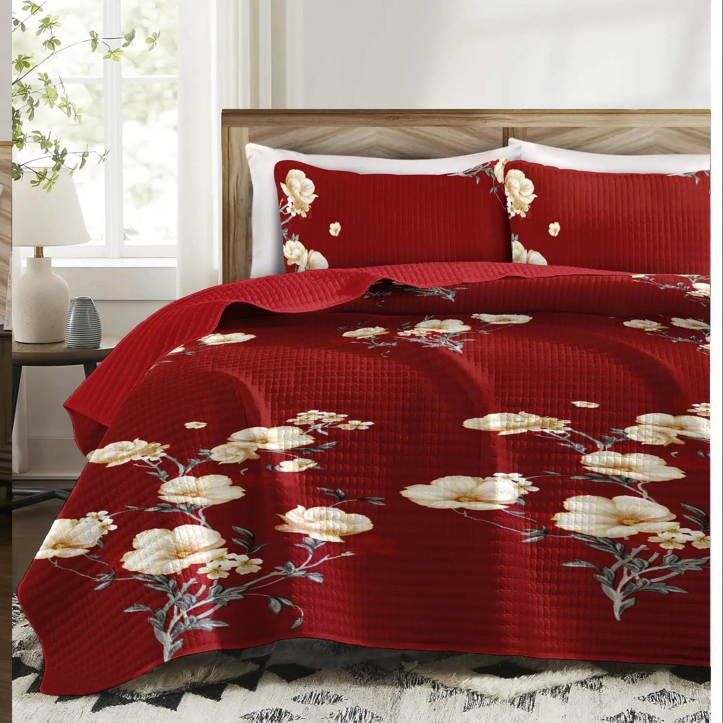 Bamboo Microfiber 9 pc Bedding & Curtain Set