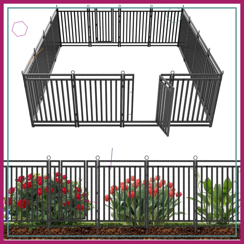 Metal Garden/Pet Fence 40in high x 36feet