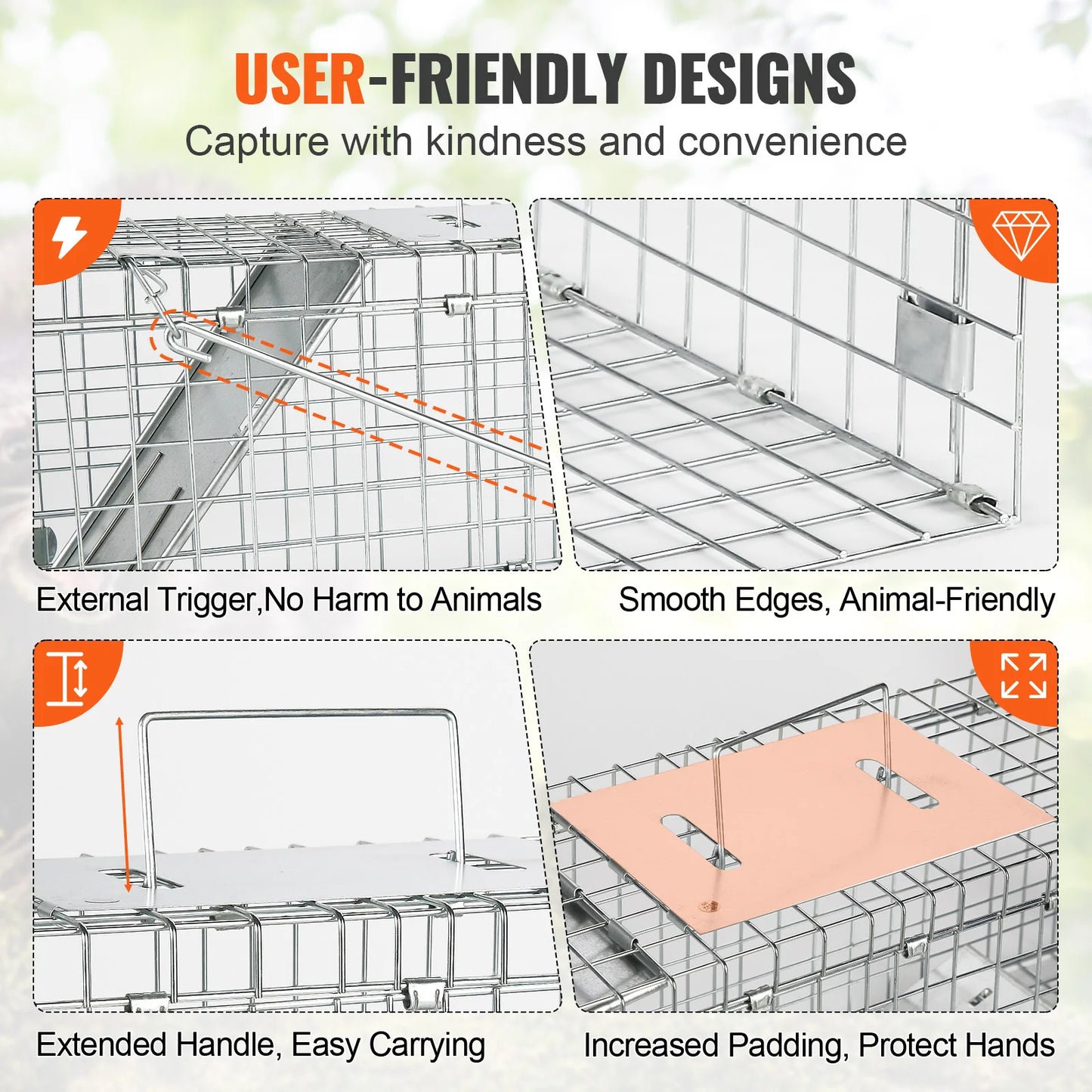Live Animal Cage Humane Trap