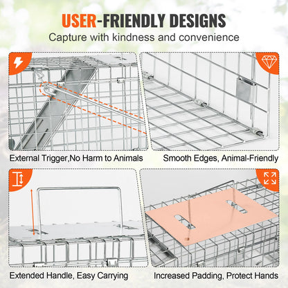 Live Animal Cage Humane Trap