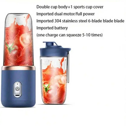 Rechargeable Electric Fruit Juicer with Cup