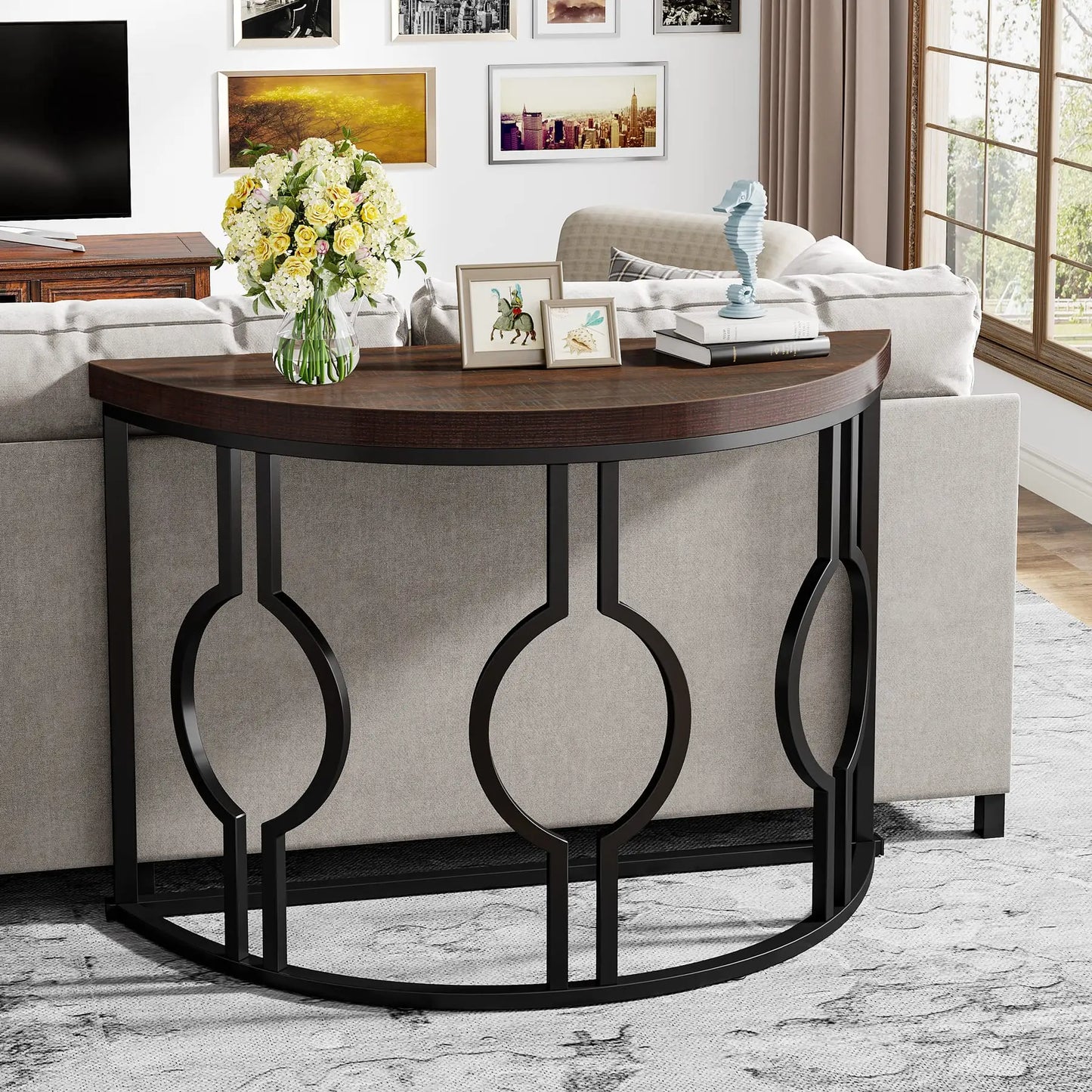 Half Moon Accent Table