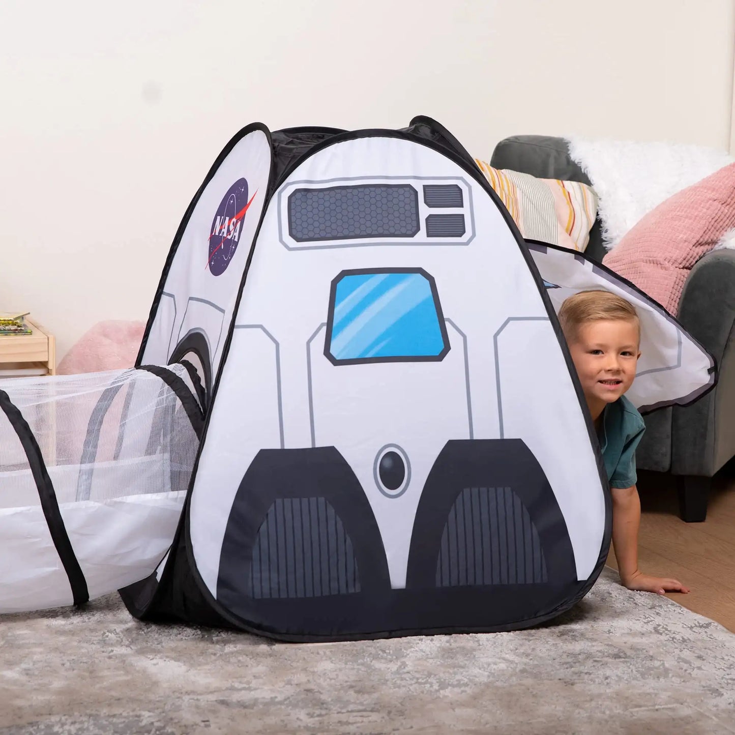 Rocket Ship Play House/ Tent for kids with Tunnel 3-Piece