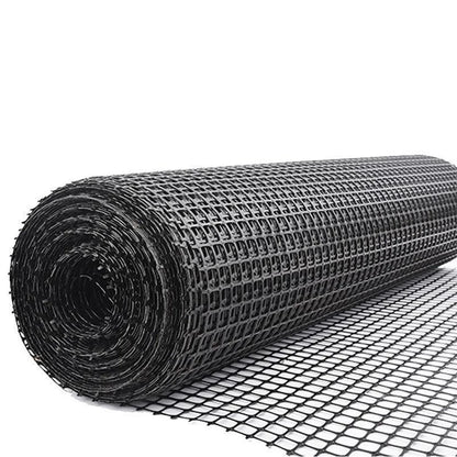 Fence Net Lattice Mesh Black Plastic With 20pcs Zip Ties