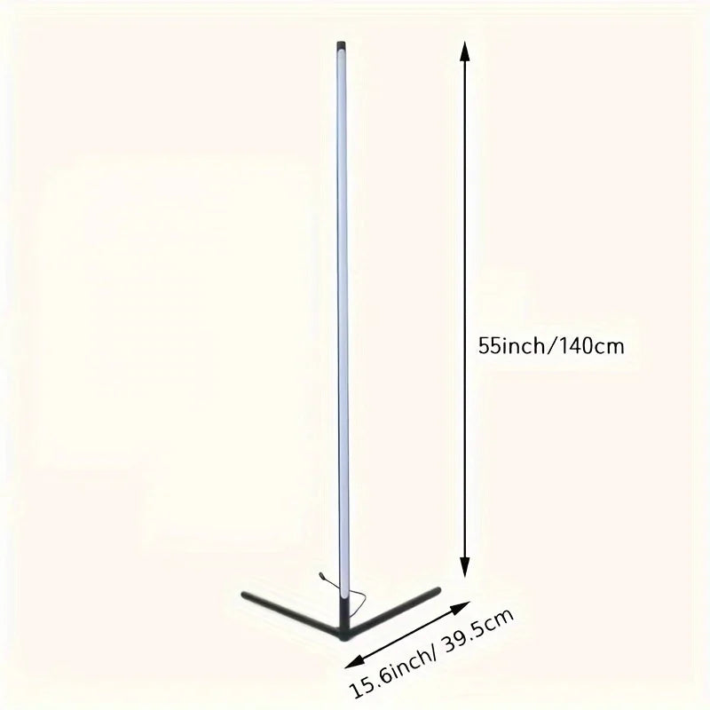 Corner Floor Lamp, 60-Inch