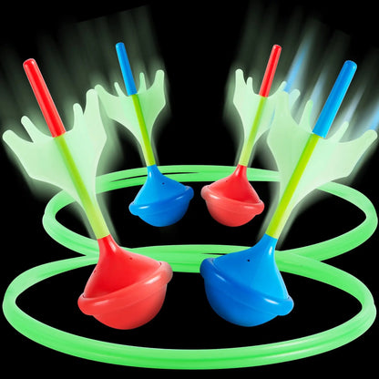 6Pcs Glow in The Dark Lawn Darts Game