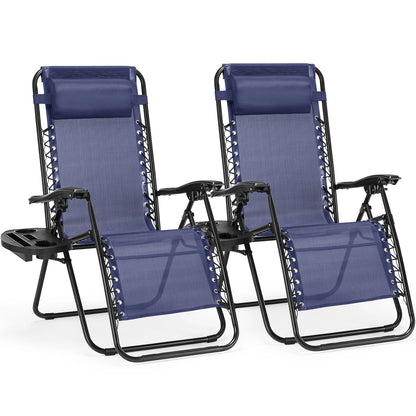 Zero Gravity Set of 2 Portable Recliners