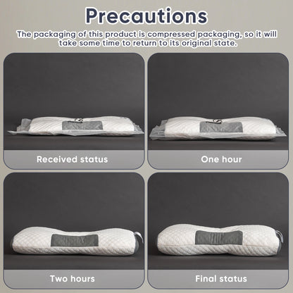 2pcs Ergonomic Orthopedic Contour Support Pillow