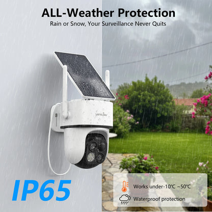 Surveillance Dual Lens Wifi Camera Outdoor