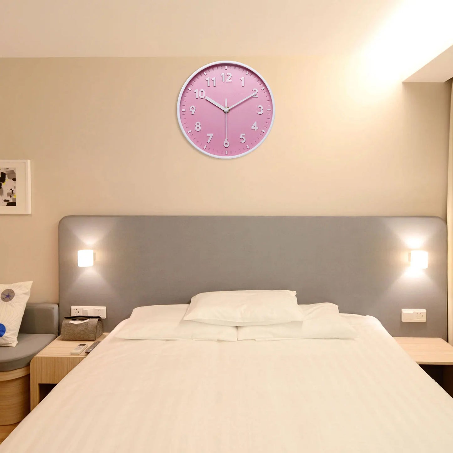 8 Inch Wall Clock Battery Operated