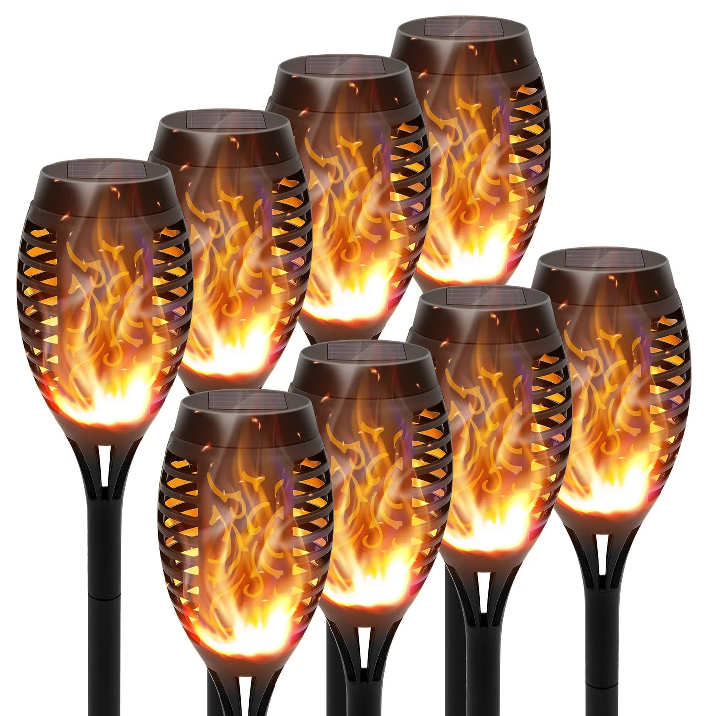 Solor Powered Flickering Flame Lights