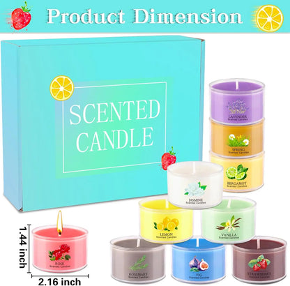 Aromatherapy Scented Soy Candles Pack of 20