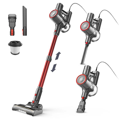 Corded Stick Vacuum Cleaner 25KPa 600W Powerful 6 in1 Lightweight