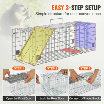 Live Animal Cage Humane Trap