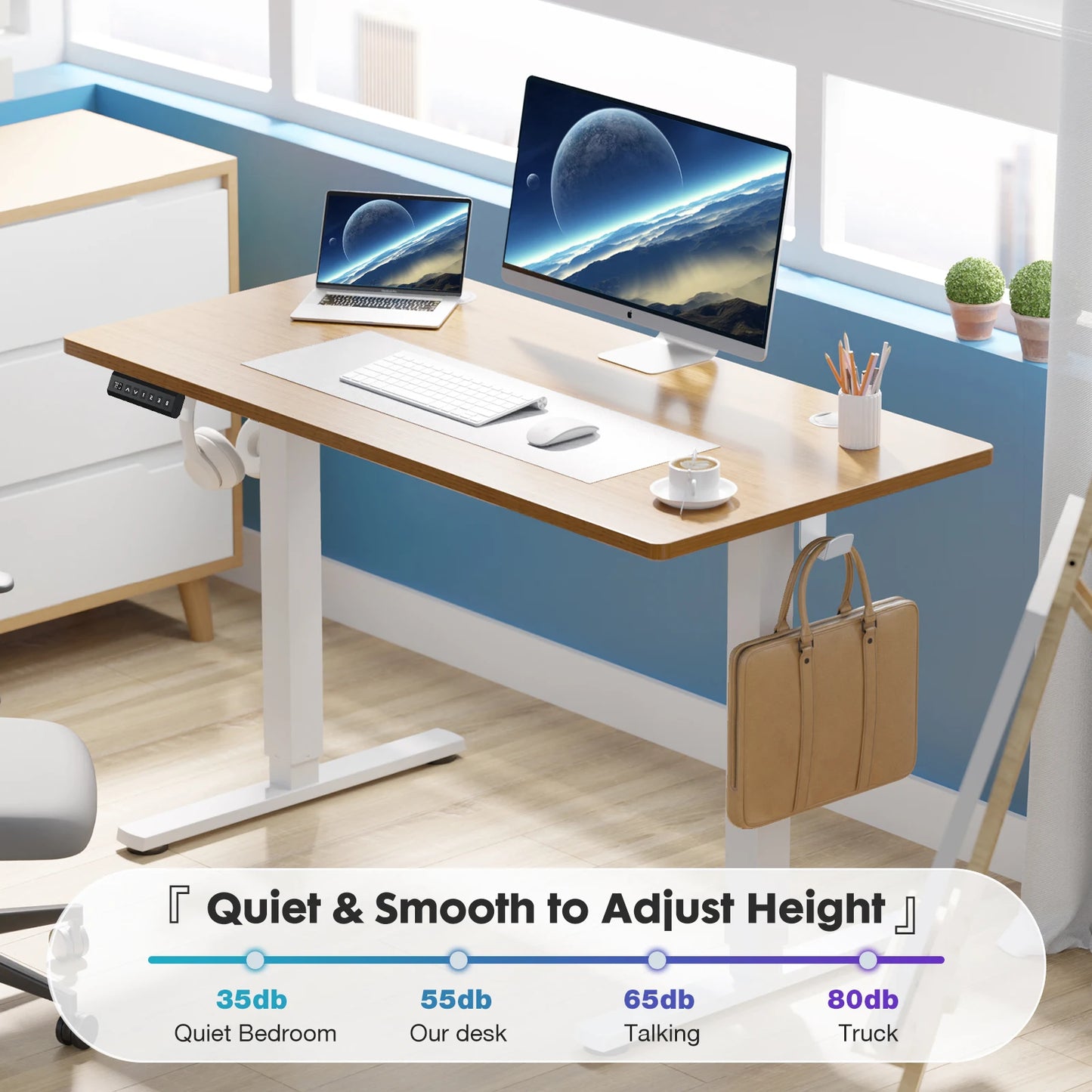 40x24" Stand Up or Sit Computer Desk